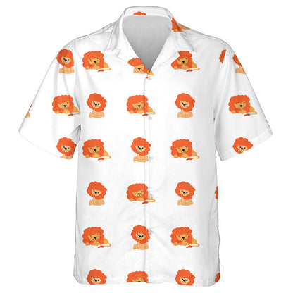 Lion Cub In Two Positions Sleeping And Sitting Hawaiian Shirt, Hawaiian Shirt Gift, Christmas Gift