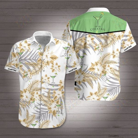 Cocktail Hawaiian Shirt, Hawaiian Shirt Gift, Christmas Gift