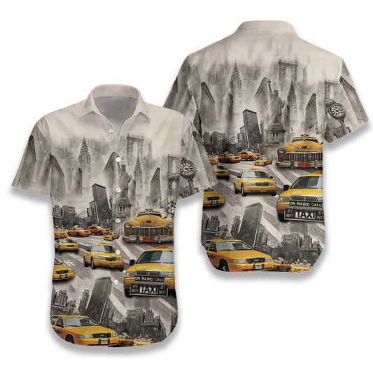 Taxicab Ez15 2011 Hawaiian Aloha Shirt Hawaiian Shorts Beach Short Sleeve, Hawaiian Shirt Gift, Christmas Gift