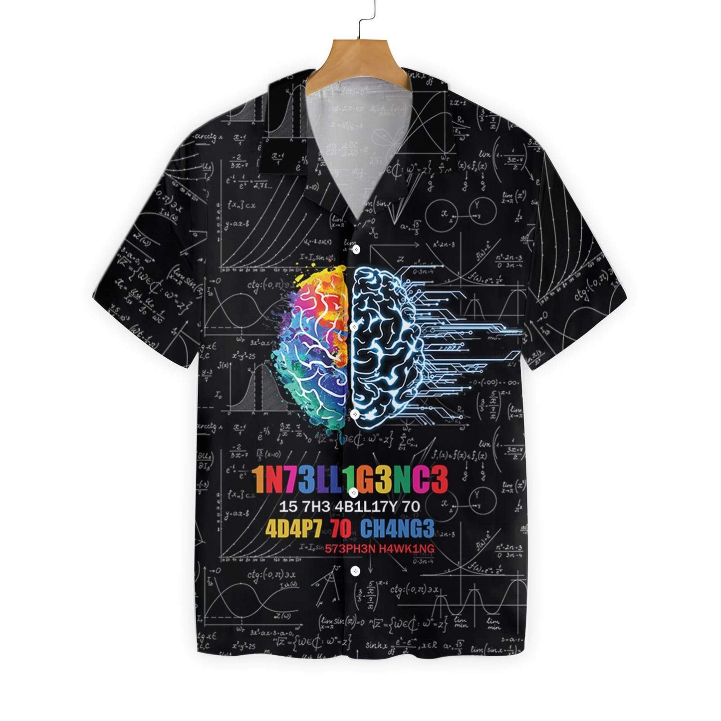 Funny Intelligence With Complex Math Formula Hawaiian Shirt,Hawaiian Shirt Gift, Christmas Gift
