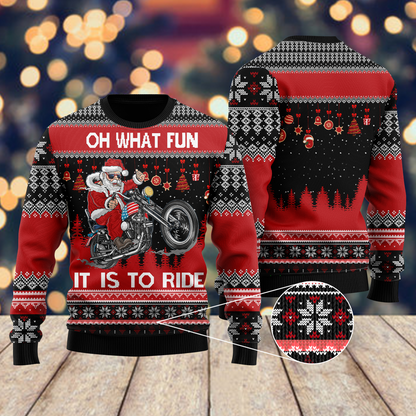 Biker Motorcycle Lover Xmas Ugly Christmas Sweater, Christmas Ugly Sweater,Christmas Gift,Gift Christmas 2022