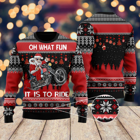 Biker Motorcycle Lover Xmas Ugly Christmas Sweater, Christmas Ugly Sweater,Christmas Gift,Gift Christmas 2022
