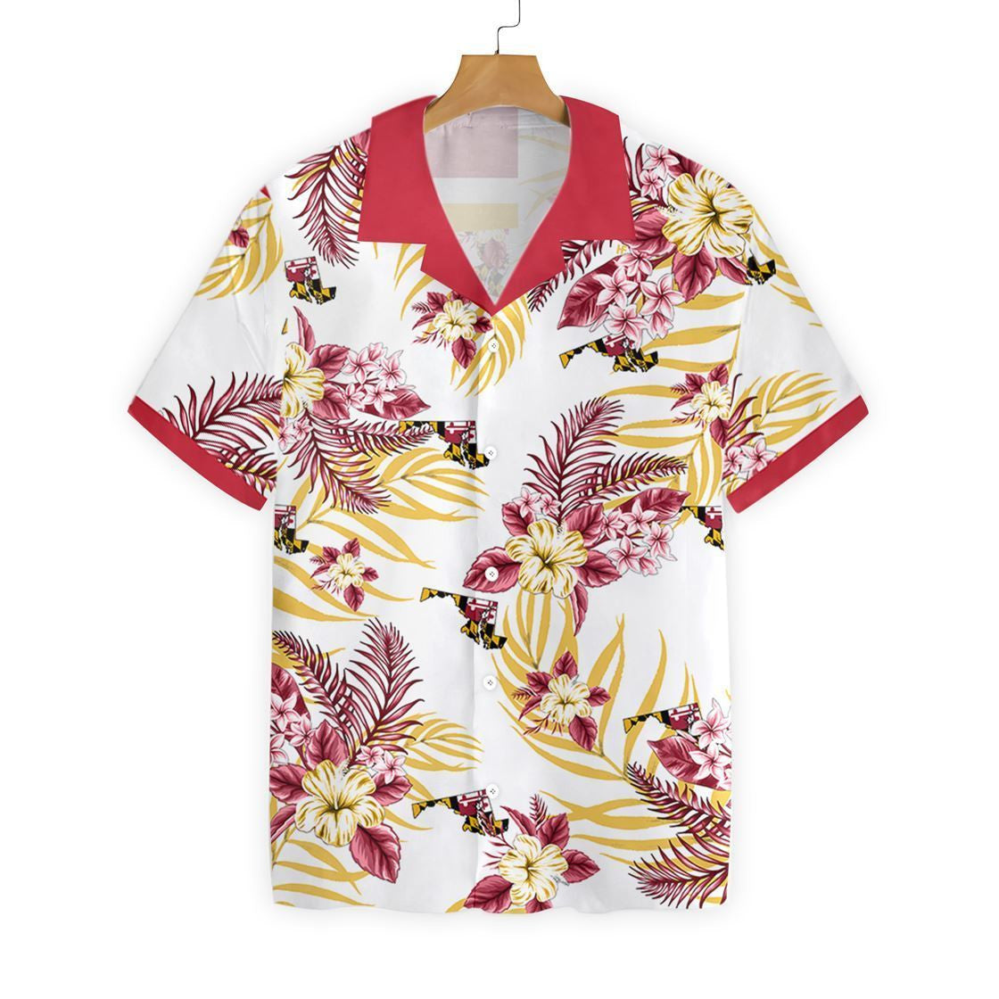 My Forever Love For Maryland Proud Design Hawaiian Shirt, Hawaiian Shirt Gift, Christmas Gift