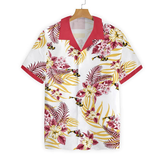 My Forever Love For Maryland Proud Design Hawaiian Shirt, Hawaiian Shirt Gift, Christmas Gift