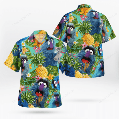 Herry Monster Hawaiian Shirt, Hawaiian Shirt Gift, Christmas Gift