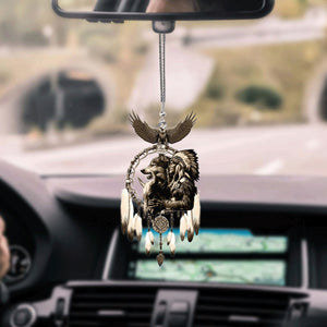 Cool Native American Hanging Ornament For Car, Native American Car Accessories Interior, Christmas Decoration