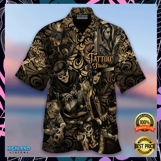 Tattoo Studio Hawaiian Shirt, Hawaiian Shirt Gift, Christmas Gift