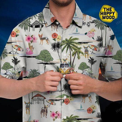 Chihuahua Hawaiian Shirt Hawaiian Shirt Hawaii Beach Retro, Hawaiian Shirt Gift, Christmas Gift