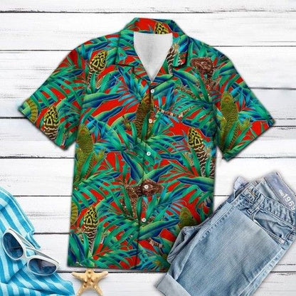 Gecko Floral Pattern Hawaiian Shirt Summer, Hawaiian Shirt Gift, Christmas Gift
