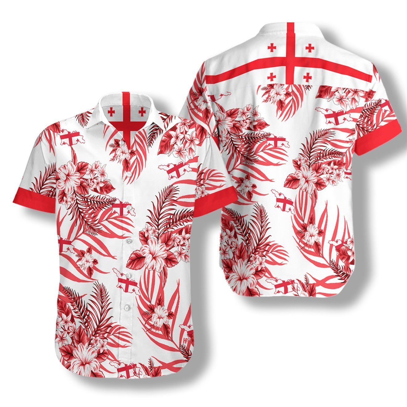 Georgia Proud Ez05 0907 Hawaiian Aloha Shirt Hawaiian Shorts Beach Short Sleeve, Hawaiian Shirt Gift, Christmas Gift