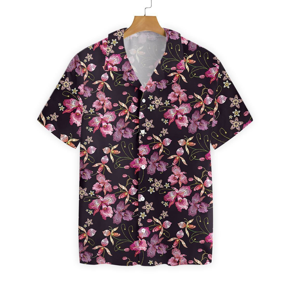 Floral On The Dark Design Hawaiian Shirt,Hawaiian Shirt Gift, Christmas Gift