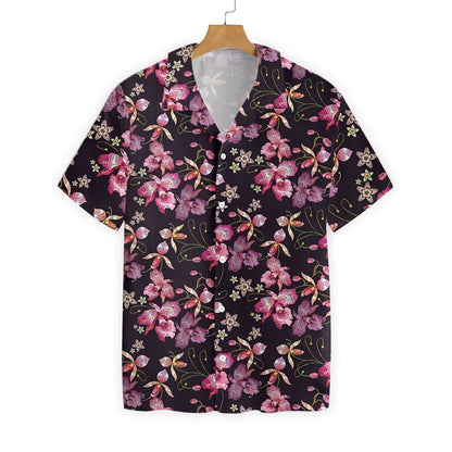 Floral On The Dark Design Hawaiian Shirt,Hawaiian Shirt Gift, Christmas Gift