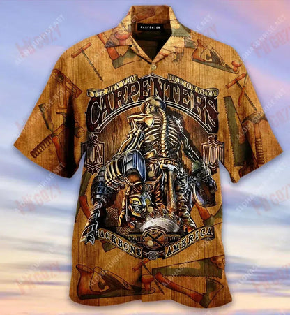 Measure Twice, Cut Once Carpenter Short Hawaiian Shirt Vacation Hawaiian T Shirts Tactical Hawaiian Shirt Funny Hawaiian Shirts, Hawaiian Shirt Gift, Christmas Gift