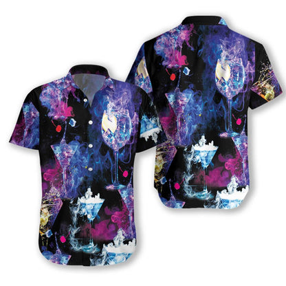 Cocktail Bartender Ez12 1812 Hawaiian Aloha Shirt Hawaiian Shorts Beach Short Sleeve, Hawaiian Shirt Gift, Christmas Gift