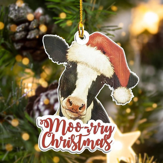 Cow Moorry Christmas Shape Ornament, Christmas Gift, Christmas Decoration