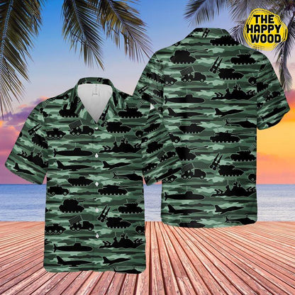 Army Equipment Hawaiian Hawaii Shirt, Hawaiian Shirt Gift, Christmas Gift