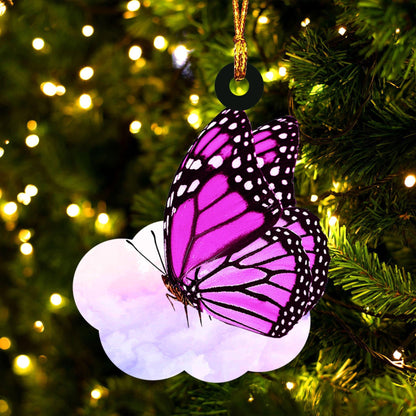 Butterflies and wings gift for her gift for him gift for Butterflies lover ornament, Happy Christmas Ornament, Christmas Gift, Christmas Decoration