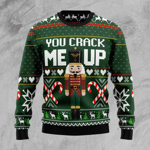 You Crack Me Up Nutcracker Ugly Christmas Sweater, Christmas Gift,Gift Christmas 2024