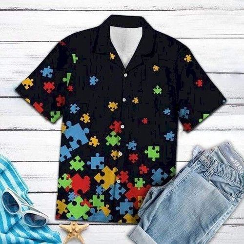Hawaiian Aloha Shirts Austism Choose Kind, Hawaiian Shirt Gift, Christmas Gift