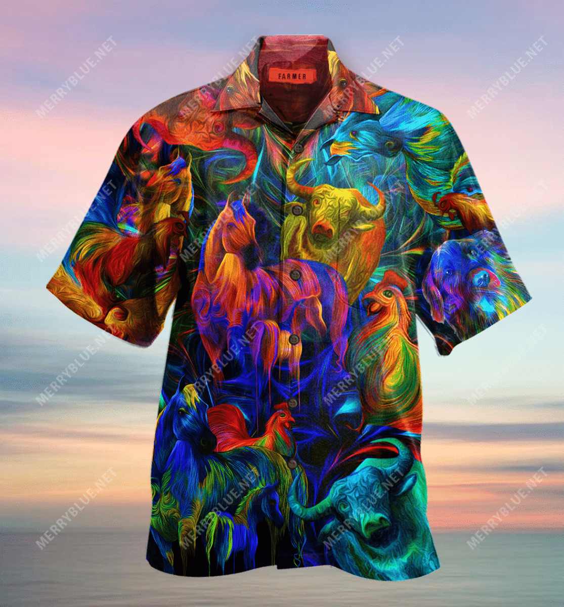 Find Proud Farmer Unisex Hawaiian Shirt_ Hawaiian Shirt Gift, Christmas Gift