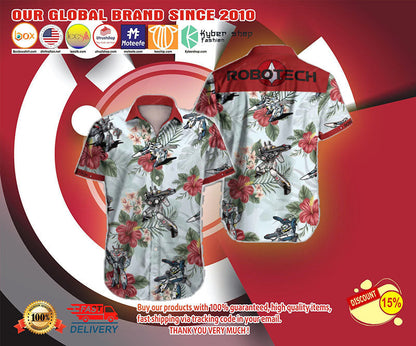 Robotech Hawaiian Shirt, Hawaiian Shirt Gift, Christmas Gift