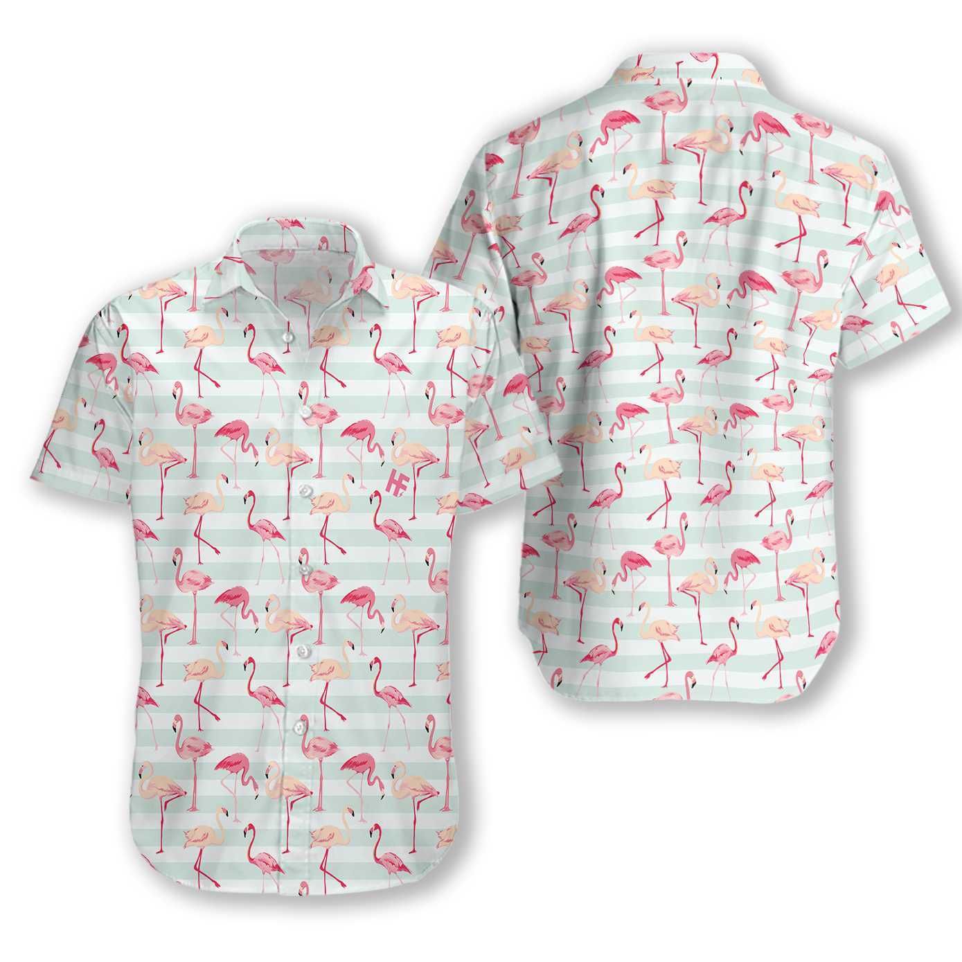 Flamingo 30 Ez23 2610 Hawaiian Aloha Shirt Hawaiian Shorts Beach Short Sleeve, Hawaiian Shirt Gift, Christmas Gift