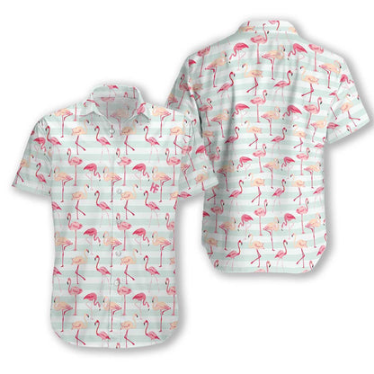 Flamingo 30 Ez23 2610 Hawaiian Aloha Shirt Hawaiian Shorts Beach Short Sleeve, Hawaiian Shirt Gift, Christmas Gift
