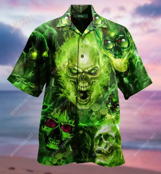 Fear No Man Short Hawaiian Shirt Hobbies Short Sleeve Best Hawaiian Shirts Funny Hawaiian Shirts, Hawaiian Shirt Gift, Christmas Gift
