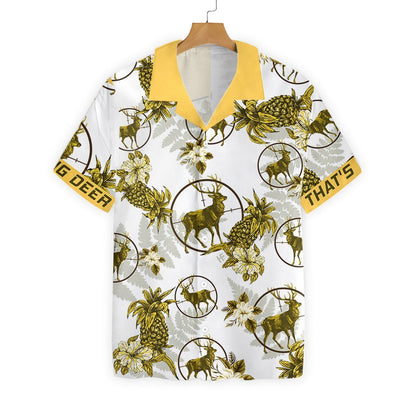Shooting Deer That's How I Roll Personalized Pattern Hawaiian Shirt, Hawaiian Shirt Gift, Christmas Gift