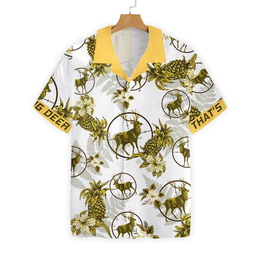 Shooting Deer That's How I Roll Personalized Pattern Hawaiian Shirt, Hawaiian Shirt Gift, Christmas Gift