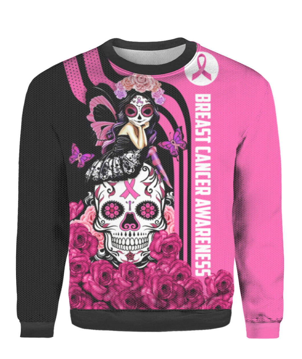 Breast Cancer Awareness Ugly Christmas Sweater, Christmas Ugly Sweater, Christmas Gift, Gift Christmas 2024