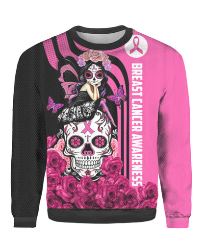 Breast Cancer Awareness Ugly Christmas Sweater, Christmas Ugly Sweater, Christmas Gift, Gift Christmas 2024