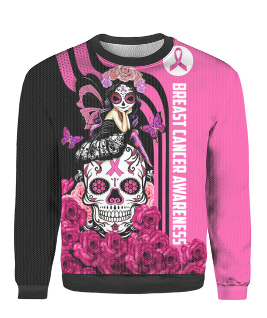 Breast Cancer Awareness Ugly Christmas Sweater, Christmas Ugly Sweater, Christmas Gift, Gift Christmas 2024