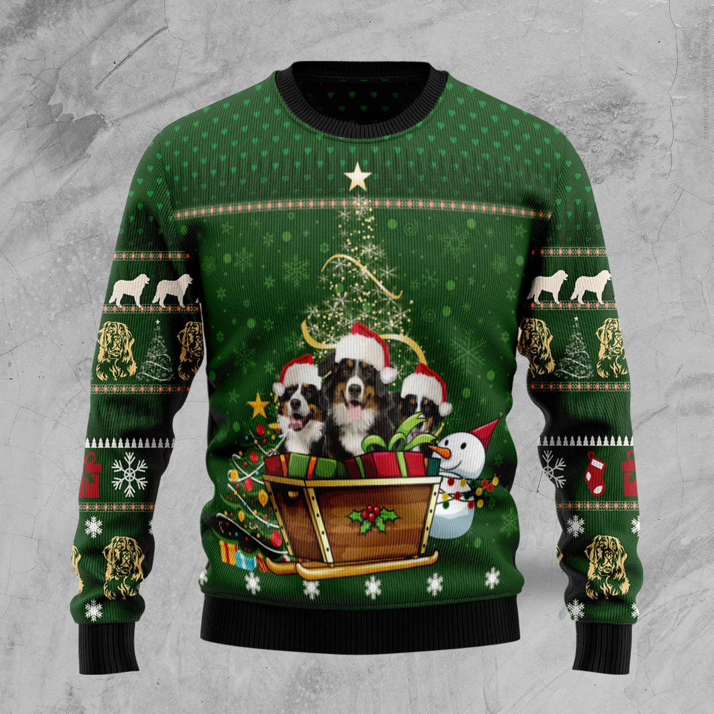 Bernese Mountain Dog Group Xmas Ugly Christmas Sweater, Christmas Ugly Sweater,Christmas Gift,Gift Christmas 2024