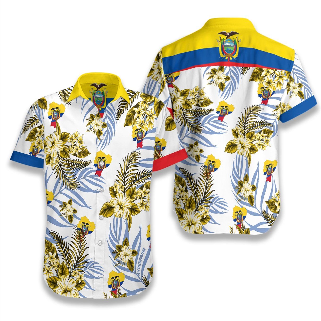 Ecuador Proud Ez05 1007 Hawaiian Aloha Shirt Hawaiian Shorts Beach Short Sleeve, Hawaiian Shirt Gift, Christmas Gift