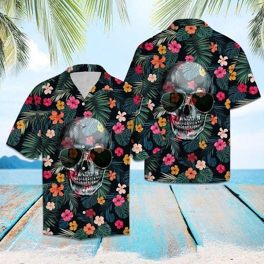 Order Skull Hawaiian Shirt, Hawaiian Shirt Gift, Christmas Gift