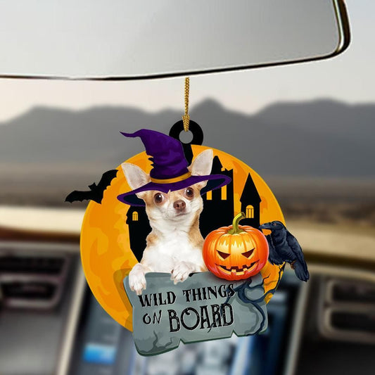 Chihuahua Wild things on board Ornament, Christmas Gift, Christmas Decoration
