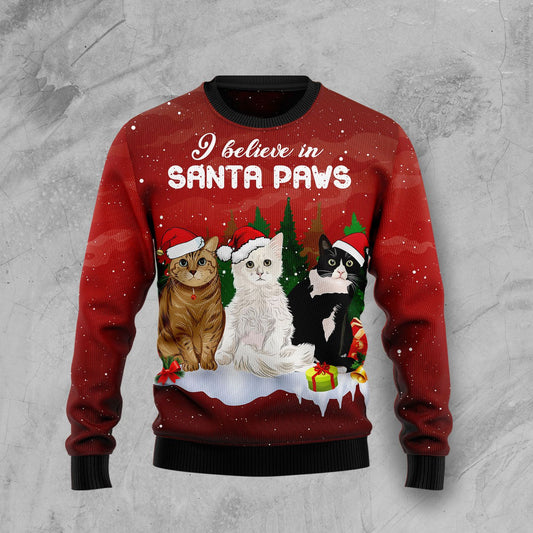 Cat Santa Paws Ugly Christmas Sweater, Christmas Ugly Sweater,Christmas Gift,Gift Christmas 2022