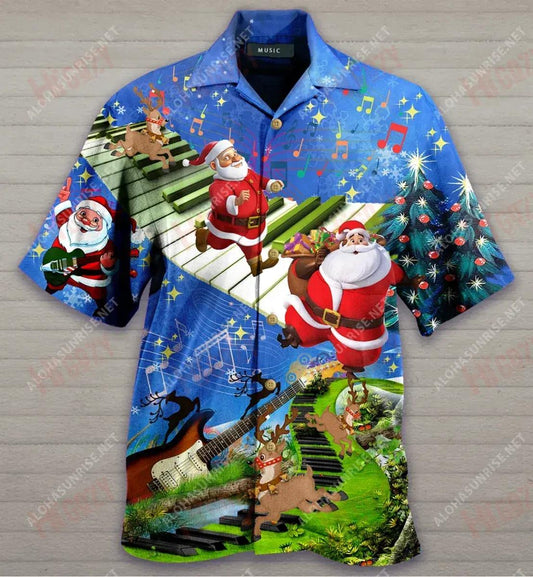 Jumping On Musical Instrument Short Short Sleeve Shirt Hobbies Hawaiian T Shirts Best Hawaiian Shirts Hawaiian Shirts For Men, Hawaiian Shirt Gift, Christmas Gift