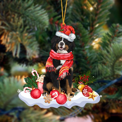Bernese Mountain Dog- Better Christmas Hanging Christmas Plastic Hanging Ornament, Christmas Ornament Gift, Christmas Gift, Christmas Decoration