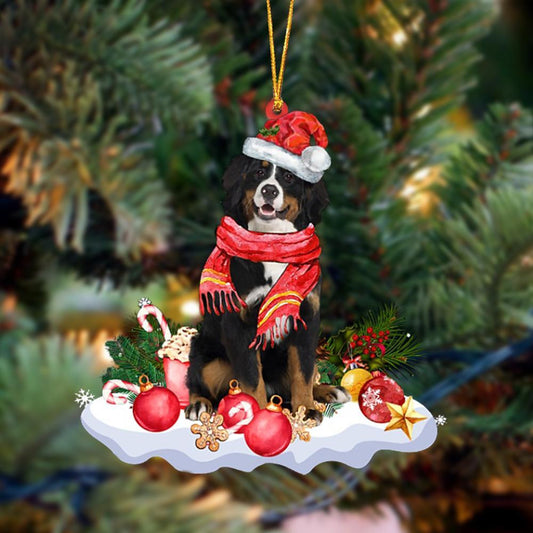 Bernese Mountain Dog- Better Christmas Hanging Christmas Plastic Hanging Ornament, Christmas Ornament Gift, Christmas Gift, Christmas Decoration