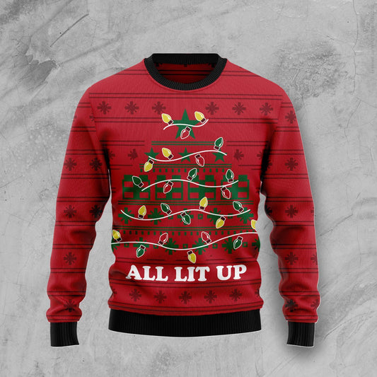 All Lit Up Noel Tree Ugly Christmas Sweater, Christmas Ugly Sweater,Christmas Gift,Gift Christmas 2022