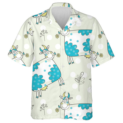 Spotted Cows Graze In The Meadow Hawaiian Shirt,Hawaiian Shirt Gift, Christmas Gift