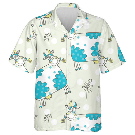 Spotted Cows Graze In The Meadow Hawaiian Shirt,Hawaiian Shirt Gift, Christmas Gift