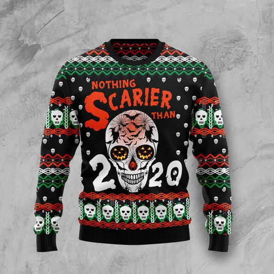 Skull Nothing Scarier Than Ugly Christmas Sweater, Christmas Gift,Gift Christmas 2024