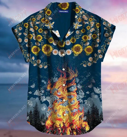 Hawaiian Shirt Summer Short Sleeve Best Hawaiian Shirts Hawaiian Shirts For Women, Hawaiian Shirt Gift, Christmas Gift