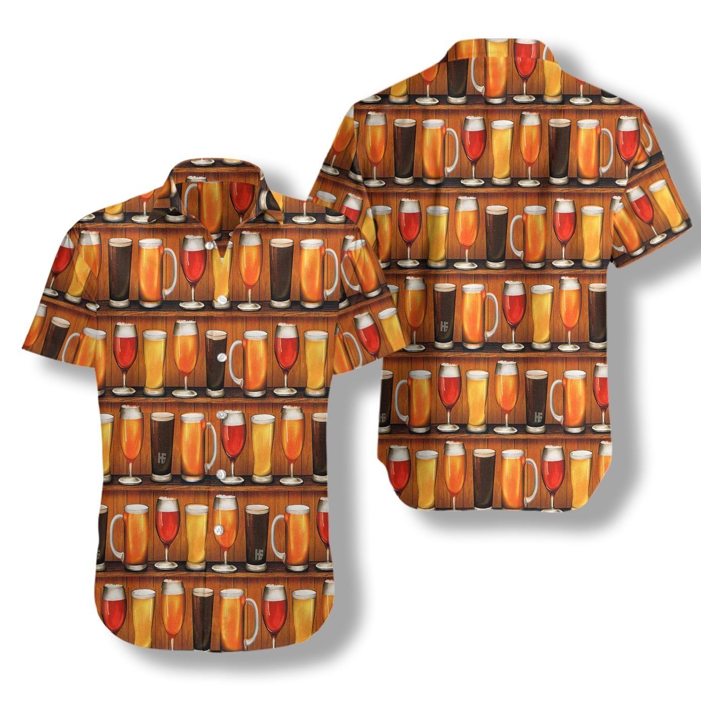 Beer Mugs Hawaiian Aloha Shirt Ez15 2610 Hawaiian Aloha Shirt Hawaiian Shorts Beach Short Sleeve, Hawaiian Shirt Gift, Christmas Gift