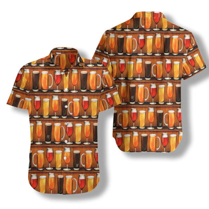 Beer Mugs Hawaiian Aloha Shirt Ez15 2610 Hawaiian Aloha Shirt Hawaiian Shorts Beach Short Sleeve, Hawaiian Shirt Gift, Christmas Gift