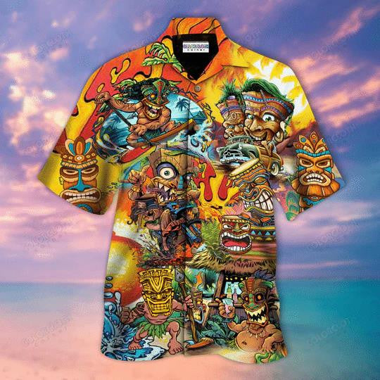 Totem May The Aloha Spirits Follow You Home Hawaiian Shirt, Hawaiian Shirt Gift, Christmas Gift