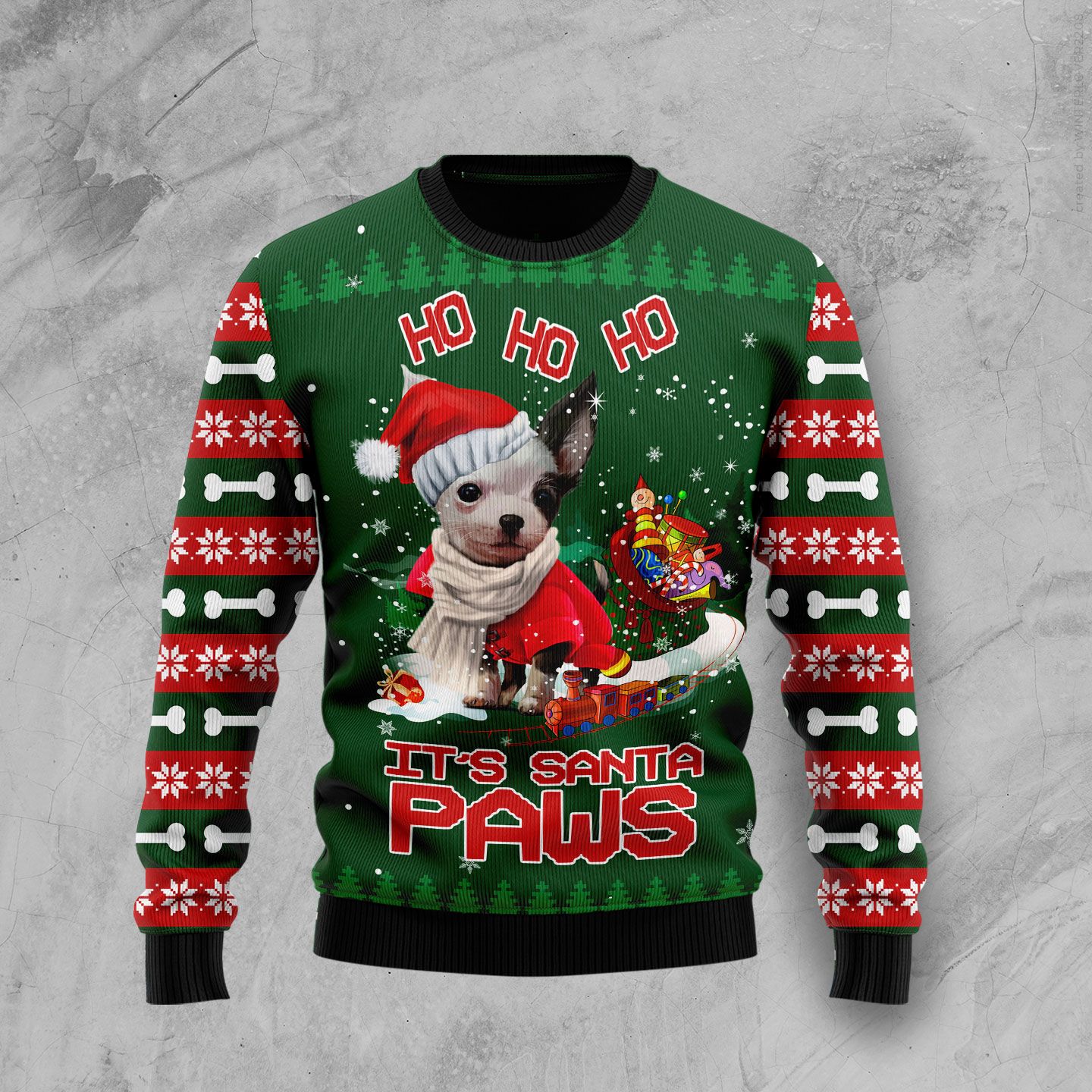 Chihuahua Santa Paws Ugly Christmas Sweater, Christmas Ugly Sweater,Christmas Gift,Gift Christmas 2022